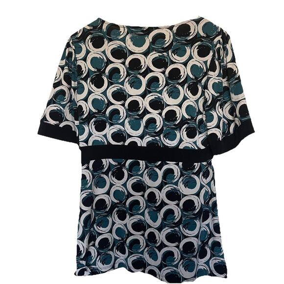 East 5th Babydoll Top Multicolor Polka Dots Whimsygoth Fairy Retro Size Medium - Picture 2 of 5